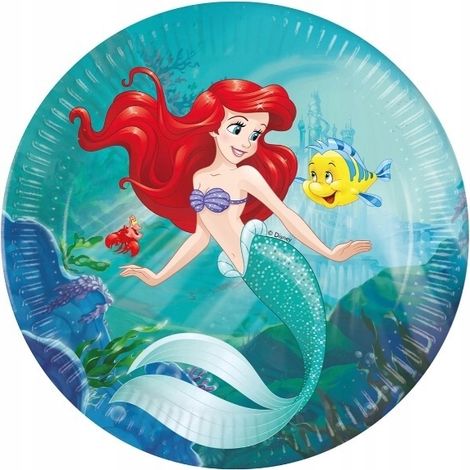 Piatti di carta per feste Disney, 23 cm, 8 pezzi (1/2)