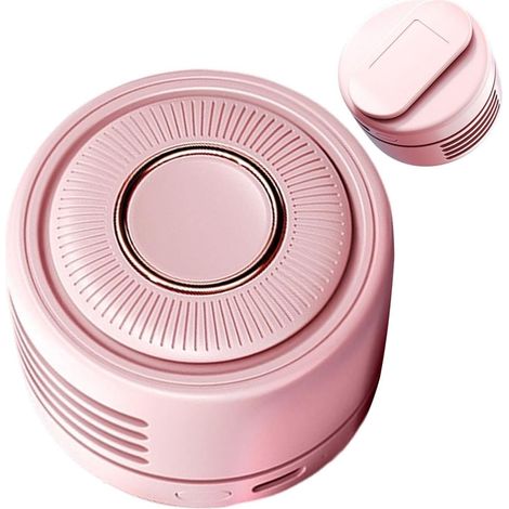 Mini ventilateur à pince Ventilateur sans pales mains libres à 3 vitesses Ventilateur portable Ventilateur de taille idéal pour l'été, la plage, les voyages, le camping et le vélo