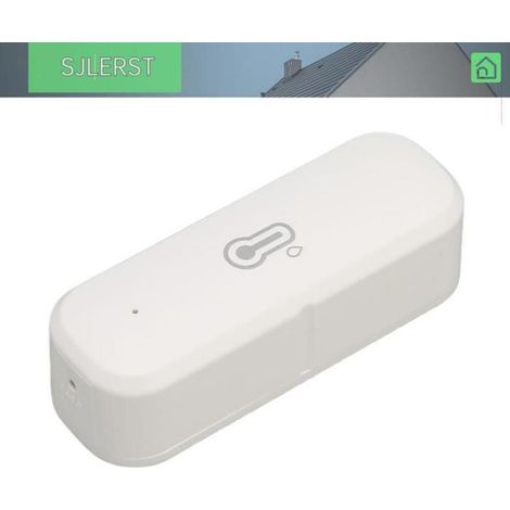 Capteur Temperature Humidite WiFi - Surveillance Interieur Exterieur Sans Fil - Compatible Smart Life Tuya - Precis ±0,5°C ±3% RH - 1 Unite (1/4)