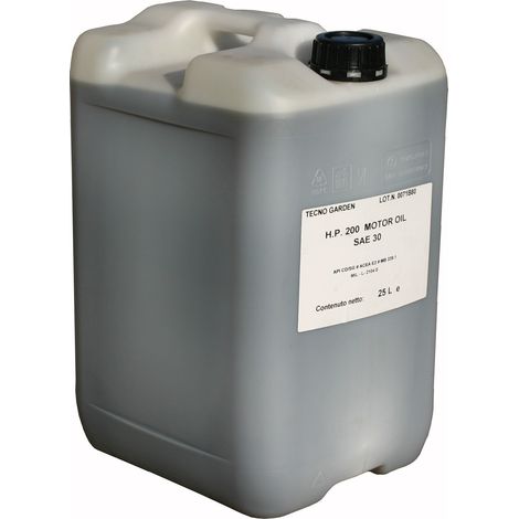 Olio motore 25 lt H.P. 200 SAE 30 motore 4 tempi macchine giardinaggio 450552