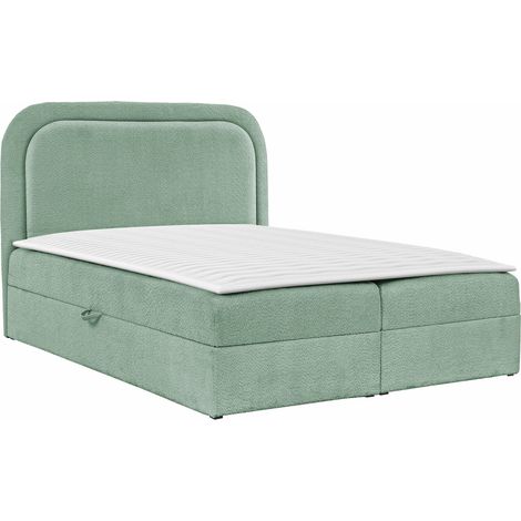 Cama continental Color, Coral 55, Continental, Doble, 200x200, Tapiz, Somieres, 204x208x122cm (1/5)