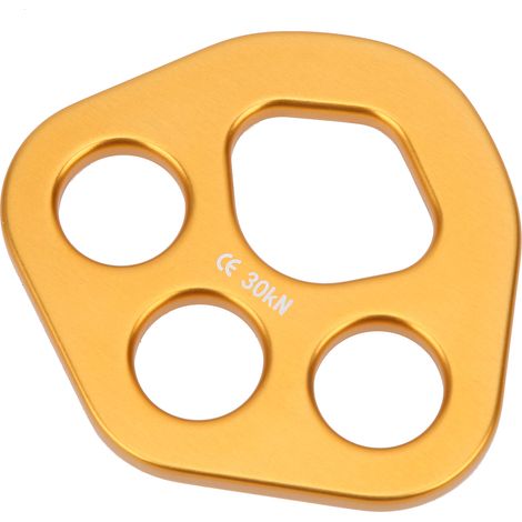 Plaque de connexion 30KN pour équipement d'escalade, ancrages et cordes, 4 trous (1/5)