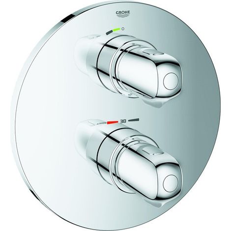 GROHE GROHTHERM 1000 New Miscelatore Rubinetto Termostatico Per Doccia Per Termostatico da Incasso Rapido T, Finitura Cromo 19984000