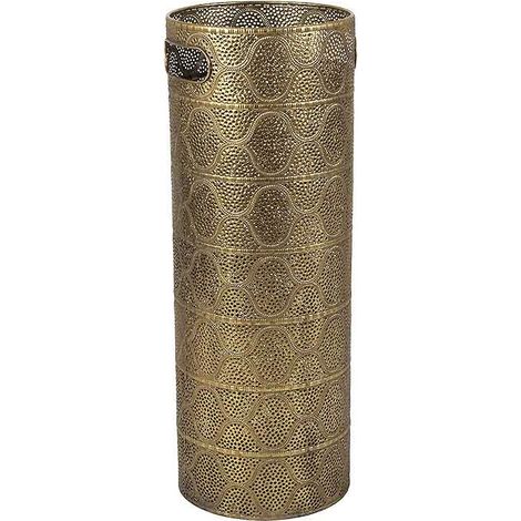 Porte parapluie orient métal doré 56x20x20cm (1/4)