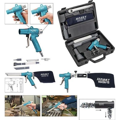 Pistolet aspirant/soufflant réversible 9043N-10 Hazet