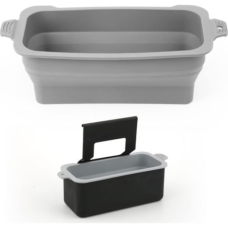 Récupérateur Graisse Barbecue, Bac Réutilisable sans BPA, Compatible Blackstone, Gris, pour Maison et Jardin (1/5)