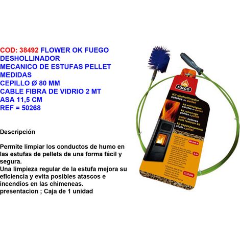 SPAZZACAMINO MECCANICO STUFA PELLET - 2 MT