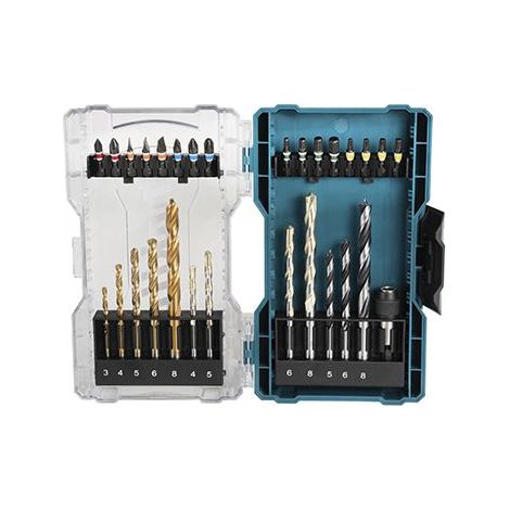 Box mit 29 Bohrern und Bits von Makita – E-07054