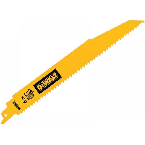 DeWalt DT90381-QZ Lama Sega Diritta Gattuccio BIM 228mm 6TPI 5pz Legno