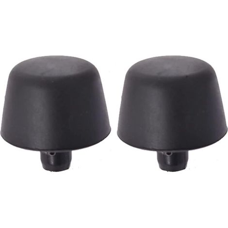 Schwarzer Gummipuffer für die Motorhaube des Jeep Wrangler JK (1987-2018) (1/5)