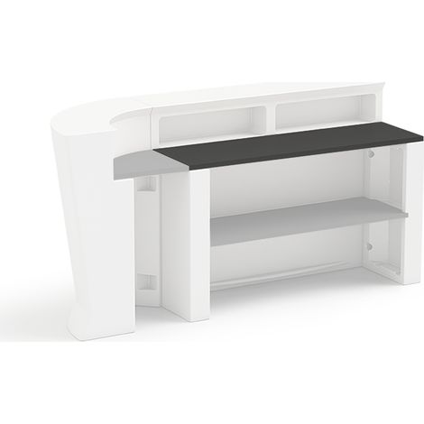Ripiano bancone bar in HPL ultra resistente 150x45 Marvy - Antracite
