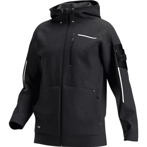 Veste à capuche SAFETY JOGGER DENEB Homme Noir / Gris Foncé XL (1/3)