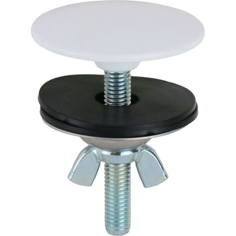 Tapa de orificio de Ø49 mm en color blanco mate para cerámica De Borri W-TCSC/BO  Blanco mate