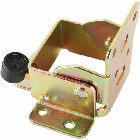 - Lot de 2 supports pliants à 90 degrés charnières autobloquantes en acier laminé à froid pieds de table pliants pieds de lit charnières de soutien cachées (Positive brake) Or, (1/5)