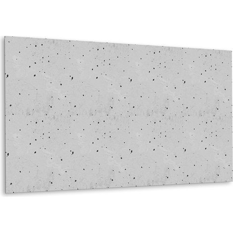 Panneau mural en vinyle autocollant - Lambris PVC - 100 cm x 50 cm - Béton architectural (1/5)