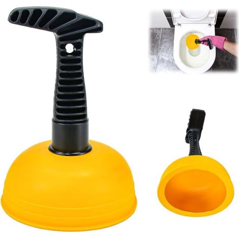 Suction Cup Sink Unblocker Suction Cup Bathroom Shower Unblocker Suction Cup Shower Unblocker WC Professional Unblocker Shower Hair Unblocker Sink Drain Unblocker, 18 12.5cm