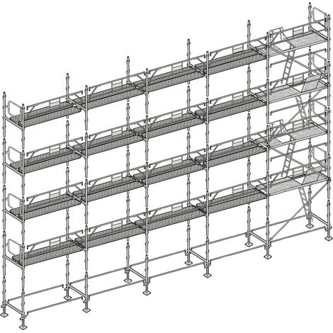 Échafaudage Altrad Façadier 160 m²