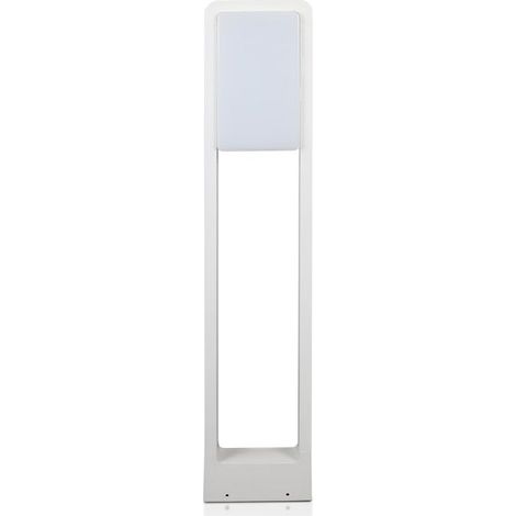 V-TAC VT-33 10W LED Gartengrundlicht-bollard-Lampe chip samsung Weiß Körper IP65 80CM warmweiß 3000K - SKU 20116 (1/5)