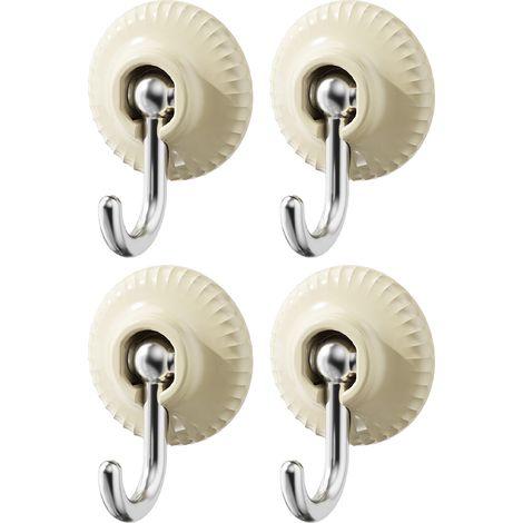 Crochets adhésifs multifonctionnels, 4 pièces, haute capacité de charge, collants derrière la porte, pour la maison, la cuisine, la salle de bain, le bureau (1/5)