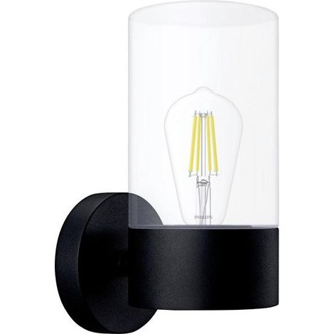 Philips Led Flareon aplique de pared exterior negro (1/3)