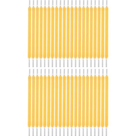 50 Pièces de Filament LED Rigide 3v 38mm 120ma Lumière Chaude 2700k Ampoule à Filament pour Réparation Éclairage Clair et Design Économe en Énergie (1/5)
