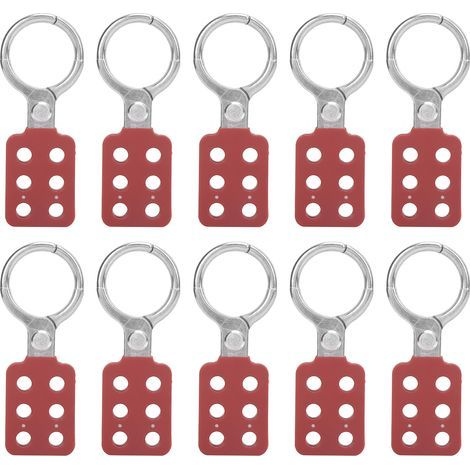 38 mm/1,5 Zoll Verriegelungsbügel, 10 Stück, 6-Loch-Aluminiumisolierung für explosionsgefährdete Bereiche (1/5)