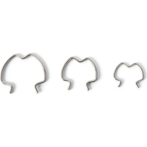 Lot de 18 clips de fixation rapide 800-801 (3/8 pouce, 5/8 pouce, 1/2 pouce) (1/4)