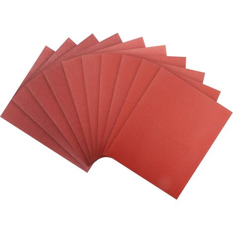 Schleifpapier 23x28 80 100 120 180 320 Auto 280x230mm Mix Grit 10 pcs (1/5)