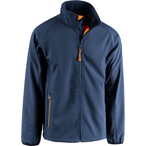 GIUBBINO MAESTRALE SOFTSHELL BLU NAVY/ARAN. TG XXL