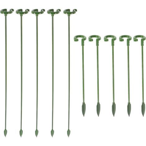 20 Stück Schmetterlings Orchideenhalter aus Glasfaser Grün (1/5)