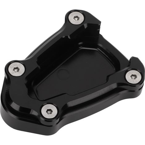 Plaque d'extension de béquille latérale en aluminium noir, agrandisseur de béquille de rechange pour REBEL CMX1100 2021+ (1/5)