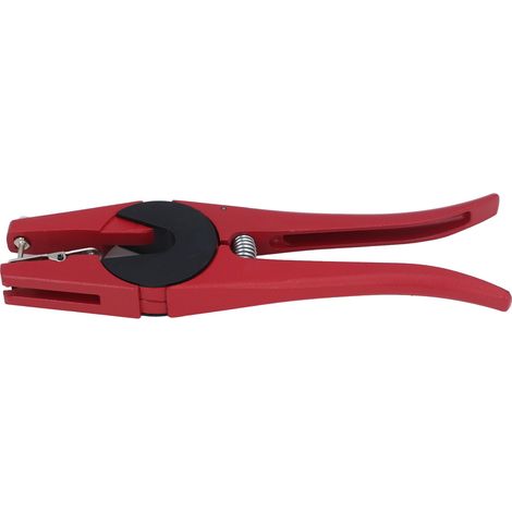 Kit de 100 boucles auriculaires pour bétail (bovins, chevaux, porcs, moutons) avec applicateur, boucle orange, pince rouge et 2 aiguilles. (1/5)