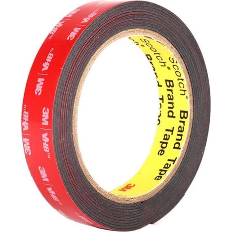 Ruban Adhésif Double Face Extra Fort VHB Ruban de montage, Étanche et Résistance Aux Hautes Températures 1,5 cm x 5 m x 1,1 mm d'épaisseur (1/4)