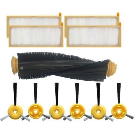 Goods® 4 filtres + 6 brosses latérales + 1 brosse principale pour Aspirateur Shark ION RV700 RV720 RV750 RV750C RV755 (1/3)