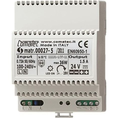 Jung Alimentatore, DC 24 V, REG, 4 TE NT 2415 REG VDC
