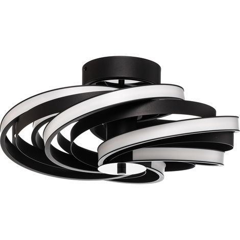 [GEBRAUCHT] B-Ware Deckenleuchte Lampe Led Zoya Schwarz Metall Warmweiß Dimmbar Ip20 Zoya