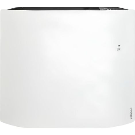 Atlantic – Radiateur à inertie connecté 1000W – Horizontal – Détection automatique fenêtre – Boîtier digital avec rétro-éclairage – 67x56,5x11 cm
