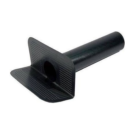 Bouche d'évacuation angulaire ronde Ø mm 100x410h
