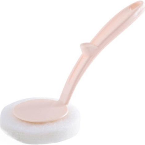Brosse De Nettoyage - Éponge Souple Longue Manche - Pour Salle De Bain Cuisine Carrelage - 1 Pièce (1/2)