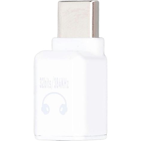 Adaptateur USB-C vers prise casque 3,5 mm, convertisseur numérique-analogique HiFi 32 bits 384 kHz, dongle USB-C vers prise casque pour 16