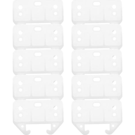 Rail antibruit en plastique avec support pour tiroir, compatible tous (1/5)