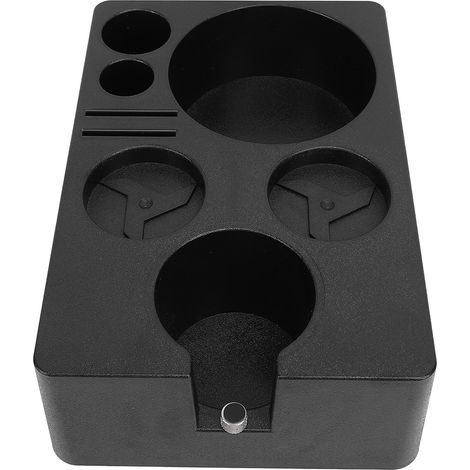 Stazione di pressatura caffè Toivize da 58 mm, supporto multifunzionale in ABS per pressino, dispenser e panno - Design elegante e robusto (1/5)