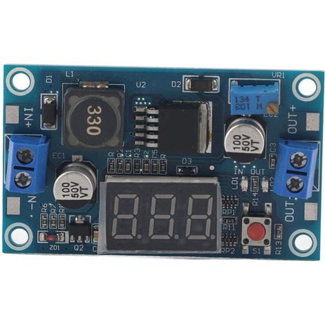 Headerbs Convertisseur CC CC à Courant élevé 4.5 V-32V à 5V-35V Module Step-UP avec Dissipateur de Chaleur, pour Les Projets D'éclairage LED. (1/5)
