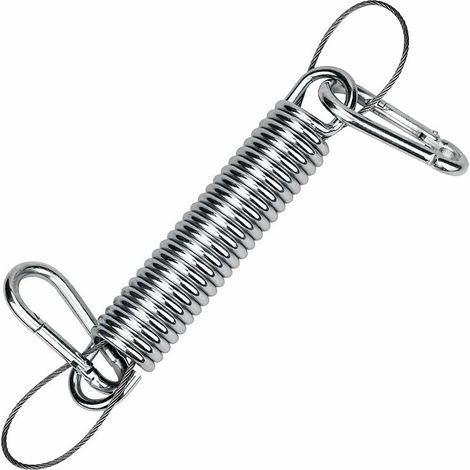 Green Mobility-Ressort de Suspension Ressort en Acier de Balançoire pour Fauteuil Suspendu Ressort pour Chaises-Hamac Kits de Suspension à Ressort avec Corde de Sécurité et Deux Mousquetons (1/5)
