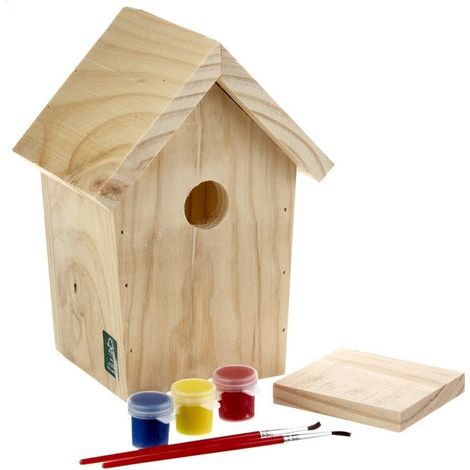 Esschert Design Bastler Nistkasten mit Farbe (1/5)