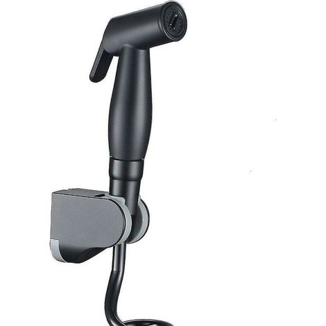 Wasserhahn-Sprüher, mattschwarzes ABS, Badezimmer-Hand-Bidet-Sprüher, Hand-WC-Duschkopf für die persönliche Hygiene, Windelwäsche, mit 2 m Schlauch
