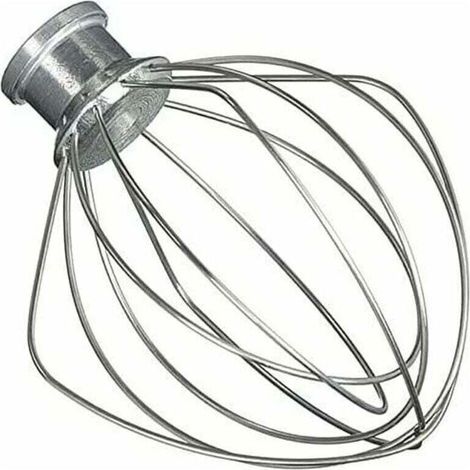 Schneebesen aus Edelstahl, kompatibel mit den KitchenAid Küchenmaschinenaufsätzen K45WW, WP9704329, KSM150, KSM160, K45 und KSM90 (1/4)