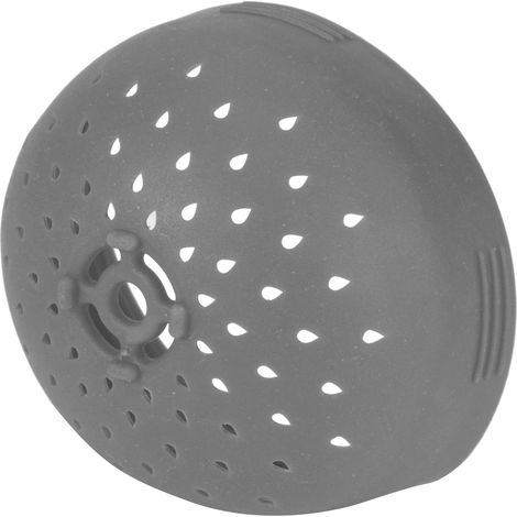 Accessoire de cuisine, petite passoire multifonction pour filtrer, égoutter et infuser le thé (gris). (1/5)