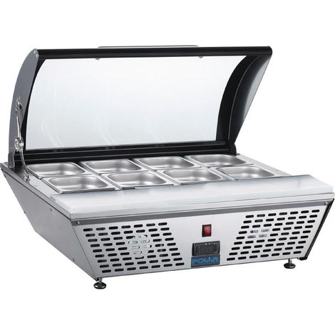 Comptoir de Préparation Positif Série G - 4 x GN 1/3 - Polar