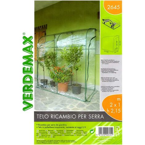 VERDEMAX TELO RICAMBIO SERRA CLEMATIS 200x100x215 CM ACCESSORI PROTEZIONE PIANTE (1/2)